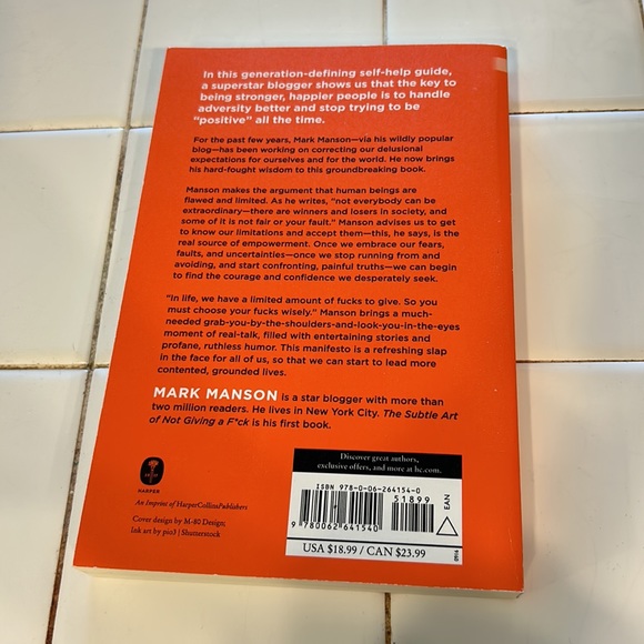 The subtle art of not giving a f*ck by Mark Manson - Picture 3 of 3